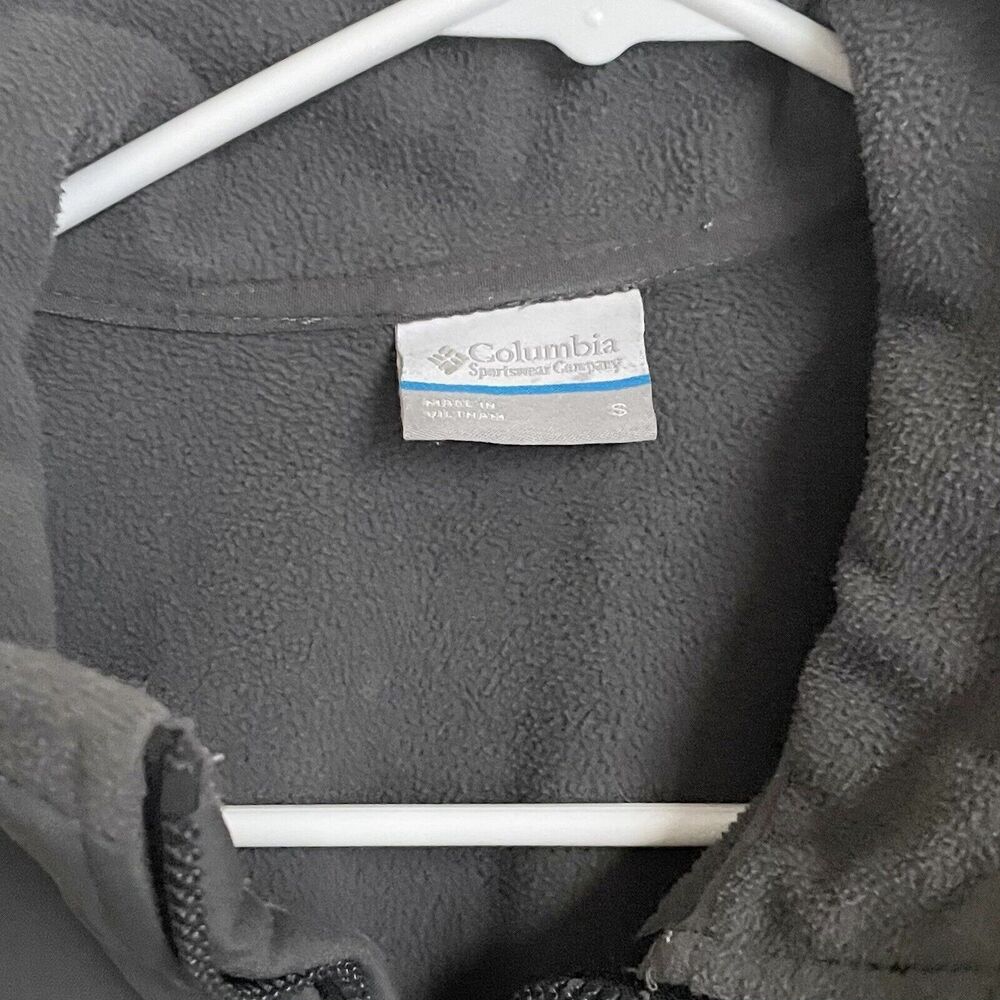 Columbia Womens Small Charcoal Ascender Softshell Jacket Zip Up Spring - Picture 5 of 10